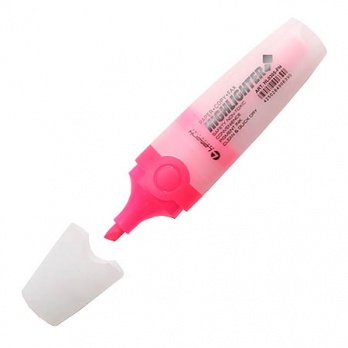 Текствыделитель розовый 1-5мм  "Lamark"  305