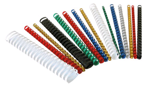 Пружина пластиковая 18-19мм (белый) 100шт/уп. (А4)