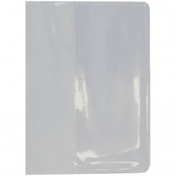 Обложка д/пенсион. удостоверения ПВХ прозрачная Cd-PU-2_795