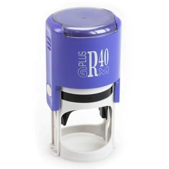 Оснастка д/печати в боксе корп. фиолетовый GRM  R40 plus