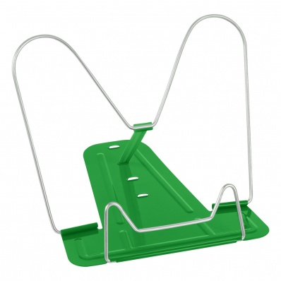 Подставка д/книг СТАММ, металлическая, зелёная   ПКМ-31192