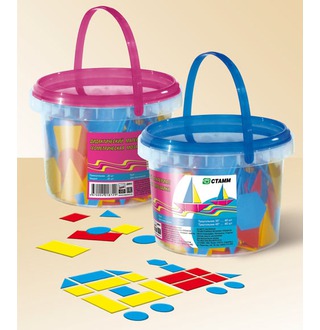 Касса счетного материала "Геометрическая мозаика" премиум ДМ02