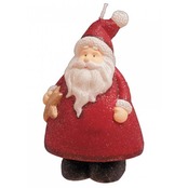 Свеча Дед Мороз со звездочкой 11см 34576