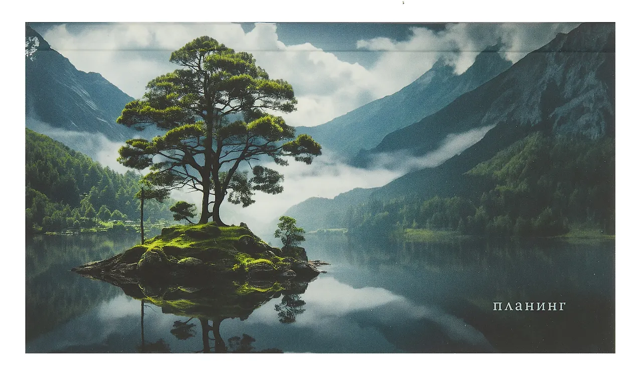 Планинг недатир. карман. 64л. "Остров туманов"  ПК2566411