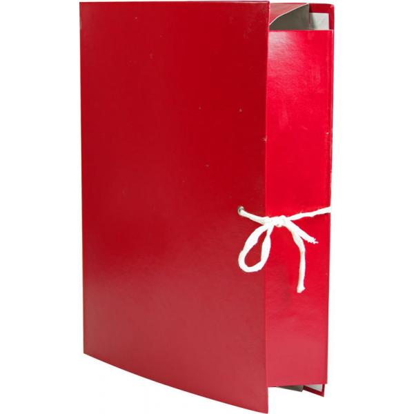 Папка архив. 80мм А4 завязки, бумвинил  A-PBV08_360