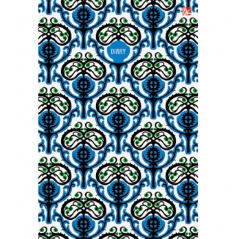 Ежедневник А5 недатир. 152л. "Орнамент. Ярко-синий узор" ЕЖЛ17515207