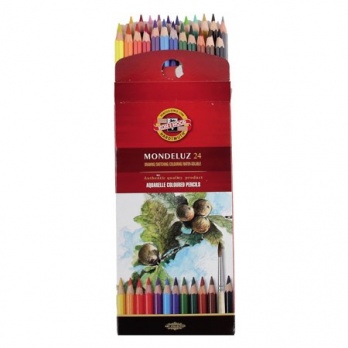 Акварел. каранд. 24цв. "Mondeluz" к/к  3718