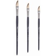 Кисть Синт. № 5 плоскоовальная скош.  "Pinax Artists HI-TECH"