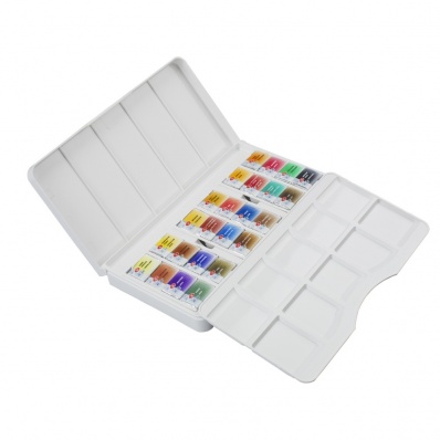 Н-р акварельных красок "Санкт-Петербург",  24цв. в пластике 1942017