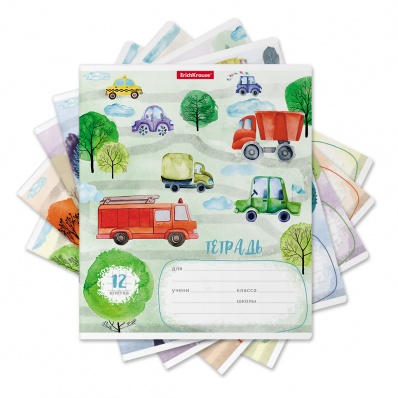 Тетрадь 12л. кл. "Автопарк" 51413