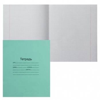 Тетрадь 12л. кл. зеленая/голубая   т 5012 т2