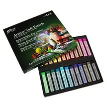 Пастель сухая 36 цв. MUNGYO мягкая профессиональная, квадратная