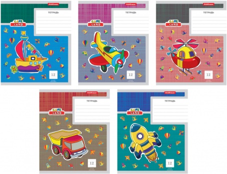 Тетрадь 12л. уз.лин  "Игровая страна"   39925