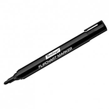 Маркер д/флипчарта черный пулевидный 2мм BMF_02201