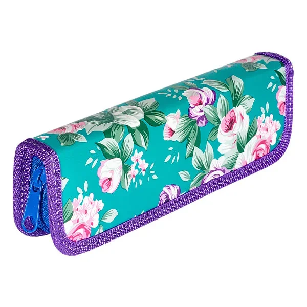 Пенал "Розы на бирюзе", к/з 5П13