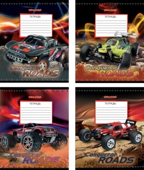 Тетрадь 12л. лин. "Покорители дорог"  28946