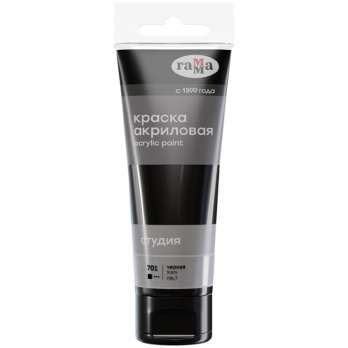 Акрил худ. "Студия", 75мл, черная