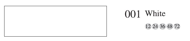 Пастель сухая мягкая профес. №001 белый квадратная