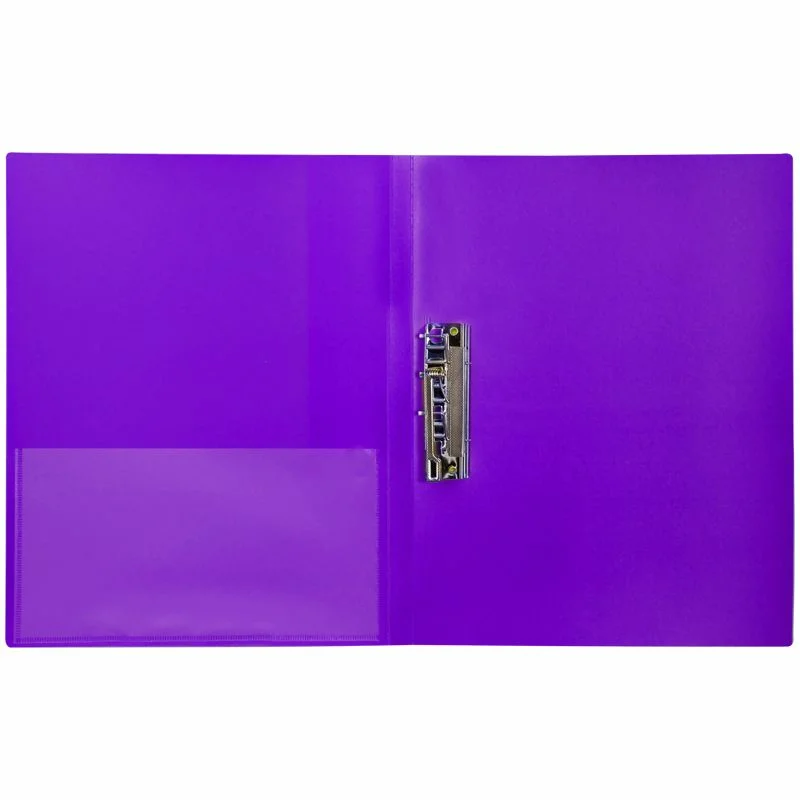Папка с бок. заж. с карманом фиолетовая Berlingo "Color Zone", 17мм, 600мкм ACp_01607