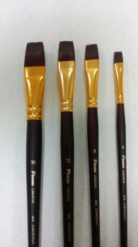 Кисть синт. пл. №16 жесткая  CREATIVE