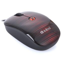 Мышь проводная MU205 Мышь_25 Intro Black/Red USB (20/40/640)