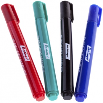 Н-р маркеров "Flipchart" 4 цвета, кругл. 2,0мм "Berlingo"   BMf_42209