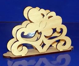 Салфетница с бабочками 16 см